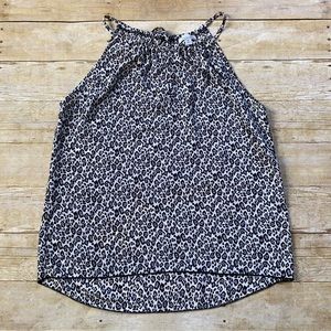 Evereve Allison Joy Leopard Tank Top Size medium